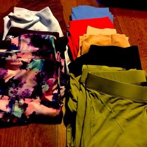 Lot of 9 leggings!